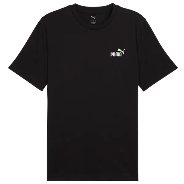 Футболка для мужчин Puma Ess 2 Color Small No. 1 Logo Tee 100% хлопок / Черный photo 1