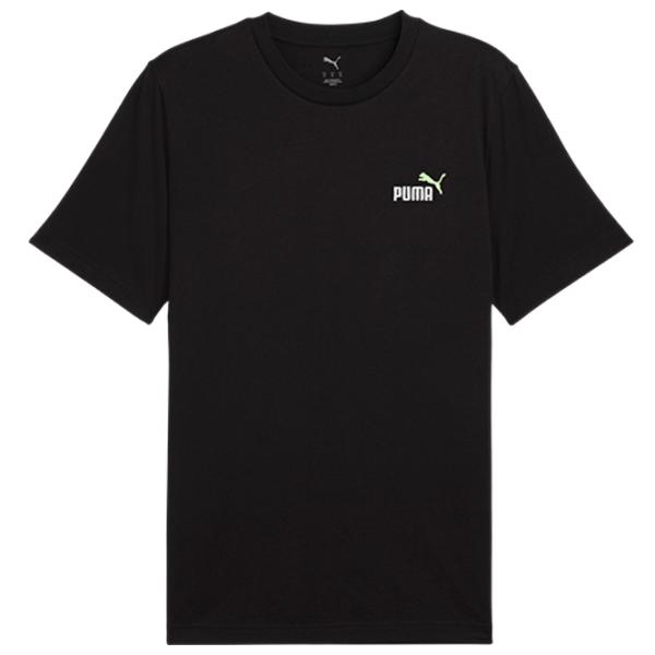 Футболка для мужчин Puma Ess 2 Color Small No. 1 Logo Tee 100% хлопок / Черный photo 1