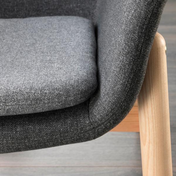 Кресло Ikea Vedbo Beige Серый photo 4 Кресло Ikea Vedbo Beige Серый photo 4