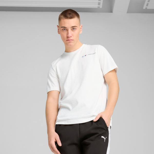 Футболка для мужчин Puma BMW Motorsport Jacquard 100% хлопок / Белый photo 3 Футболка для мужчин Puma BMW Motorsport Jacquard 100% хлопок / Белый photo 3