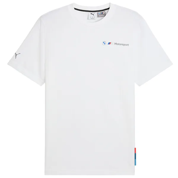 Tricou pentru bărbați Puma BMW Motorsport Jacquard 100% bumbac / White photo 1 Tricou pentru bărbați Puma BMW Motorsport Jacquard 100% bumbac / White photo 1