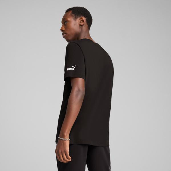 Футболка для мужчин Puma Sport Graphic 100% хлопок / Черный photo 4