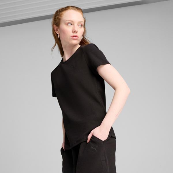 Tricou pentru femei Puma Her 34% poliester / Black photo 5