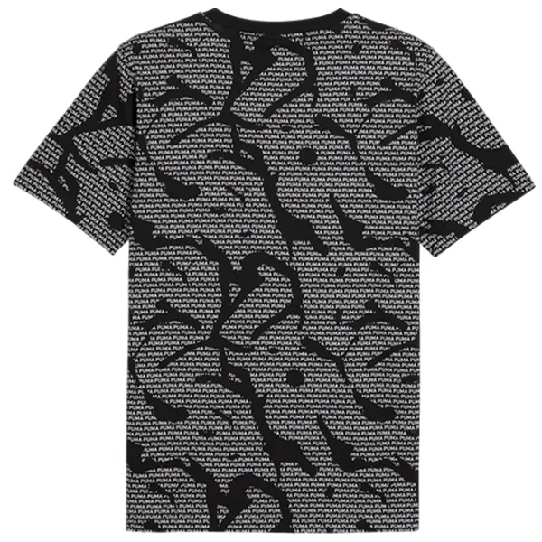 Tricou pentru bărbați Puma Ess Logo Lab All-Over Print 100% bumbac / Gray Black photo 2 Tricou pentru bărbați Puma Ess Logo Lab All-Over Print 100% bumbac / Gray Black photo 2