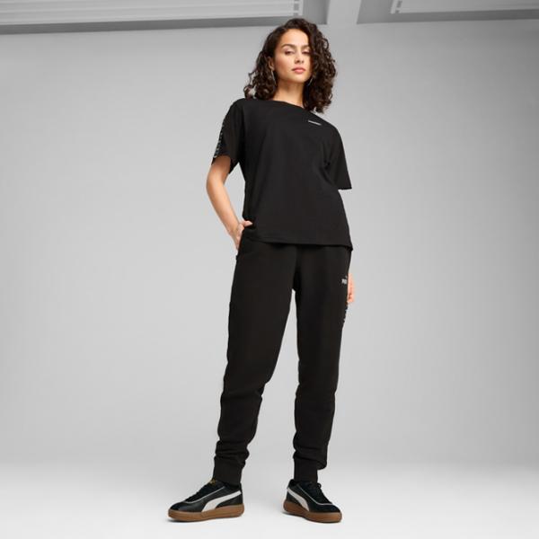 Tricou pentru femei Puma Ess Tape Tee 30% poliester / Black photo 3