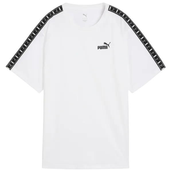 Tricou pentru femei Puma Ess Tape Tee 30% poliester / White photo 1