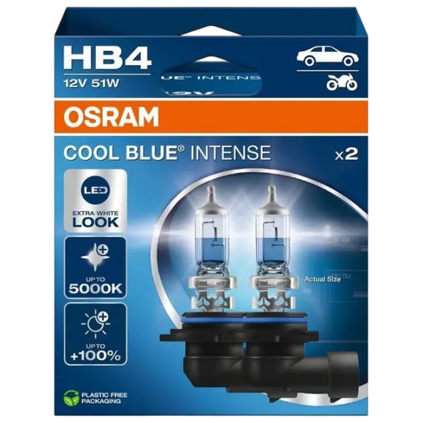 Автомобильная лампа Osram 9006CBN-2HB Галоген / HB4 / P22d / 51 Вт /  photo 1 Автомобильная лампа Osram 9006CBN-2HB Галоген / HB4 / P22d / 51 Вт /  photo 1