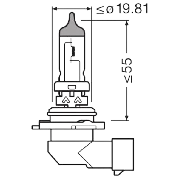 Автомобильная лампа Osram 9006CBN-2HB Галоген / HB4 / P22d / 51 Вт /  photo 2 Автомобильная лампа Osram 9006CBN-2HB Галоген / HB4 / P22d / 51 Вт /  photo 2
