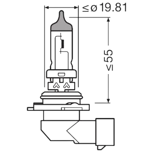 Автомобильная лампа Osram 9006CBN-2HB Галоген / HB4 / P22d / 51 Вт /  photo 2 Автомобильная лампа Osram 9006CBN-2HB Галоген / HB4 / P22d / 51 Вт /  photo 2