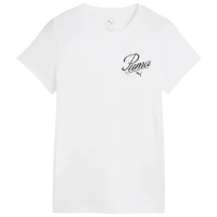 Tricou pentru femei Puma Ess Script 100% bumbac / White