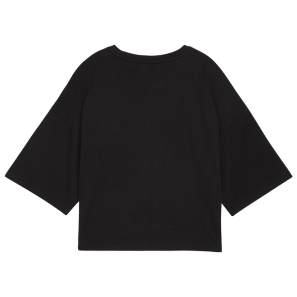 Tricou pentru femei Puma Wardrobe Ess Leo Luxe Graphic Short 20% poliester / Black photo 2