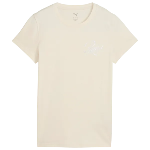 Футболка для женщин Puma Ess Script 100% хлопок / Snow photo 1 Футболка для женщин Puma Ess Script 100% хлопок / Snow photo 1