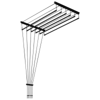 Сушилка для белья Sepio 8394 Потолочная/ Сталь