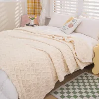 Cuvertură Relaxe Home 020451  100% poliester / Beige