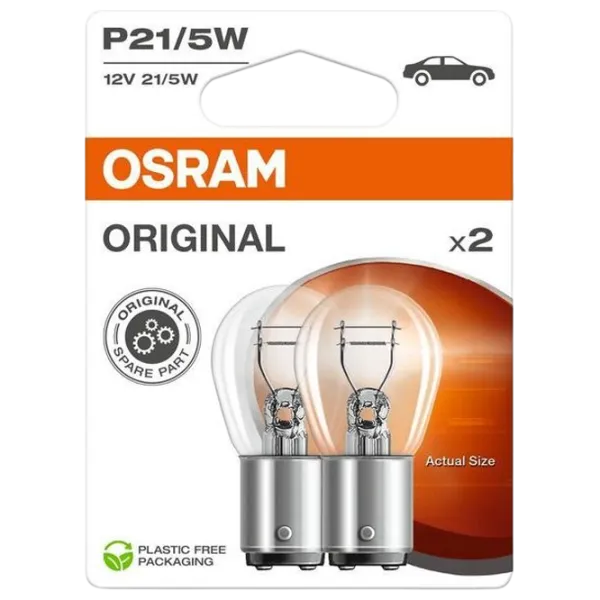 Автомобильная лампа Osram 7528-2BL Накал / P21/5 / BAY15d / 21 - 5 Вт /  photo 1 Автомобильная лампа Osram 7528-2BL Накал / P21/5 / BAY15d / 21 - 5 Вт /  photo 1