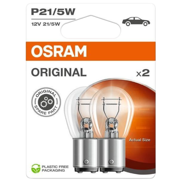Автомобильная лампа Osram 7528-2BL Накал / P21/5 / BAY15d / 21 - 5 Вт /  photo 1 Автомобильная лампа Osram 7528-2BL Накал / P21/5 / BAY15d / 21 - 5 Вт /  photo 1
