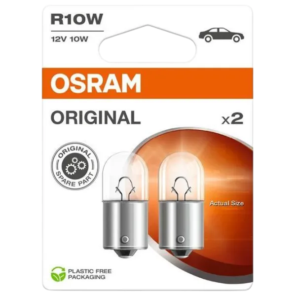 Автомобильная лампа Osram 5008-2BL Накал / R10W / BA15s / 10 Вт /  photo 1 Автомобильная лампа Osram 5008-2BL Накал / R10W / BA15s / 10 Вт /  photo 1