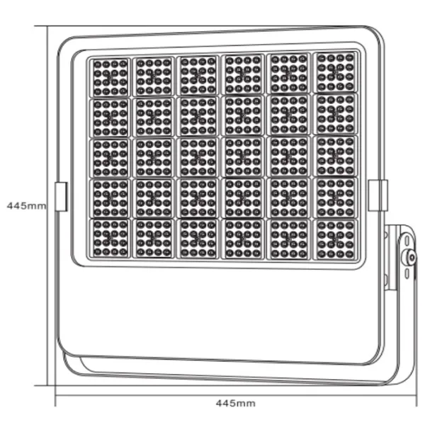 Proiector LED Horoz Borneo-400 White / 48000lm photo 3 Proiector LED Horoz Borneo-400 White / 48000lm photo 3