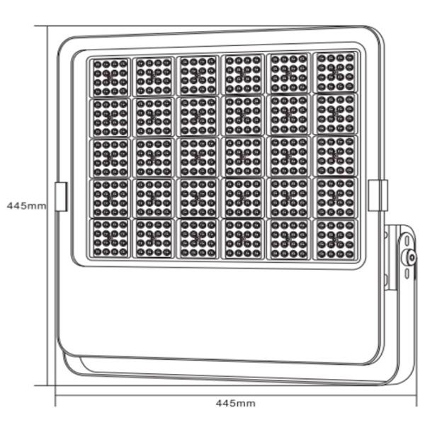 Proiector LED Horoz Borneo-400 White / 48000lm photo 3 Proiector LED Horoz Borneo-400 White / 48000lm photo 3