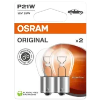 Автомобильная лампа Osram 7506-2BL Накал / P21W / BA15s / 21 Вт / 