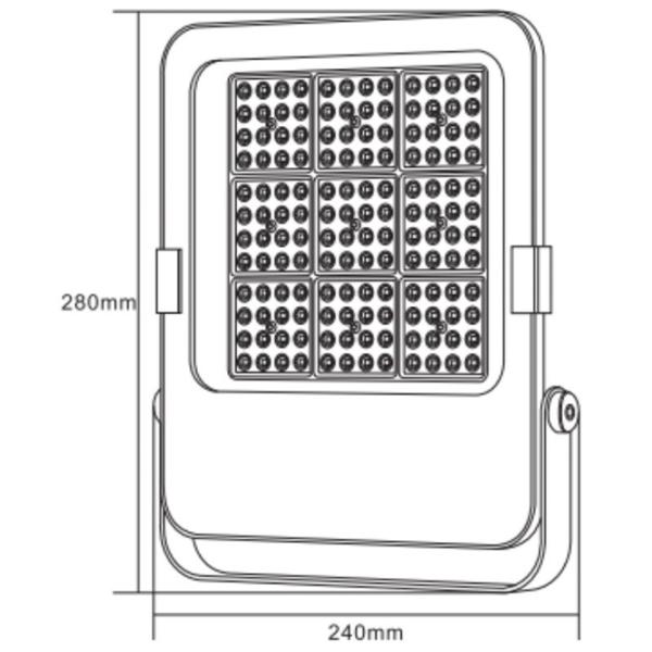 Proiector LED Horoz Borneo-100 White / 12000lm photo 3 Proiector LED Horoz Borneo-100 White / 12000lm photo 3