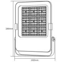 Proiector LED Horoz Borneo-100 White / 12000lm photo 3