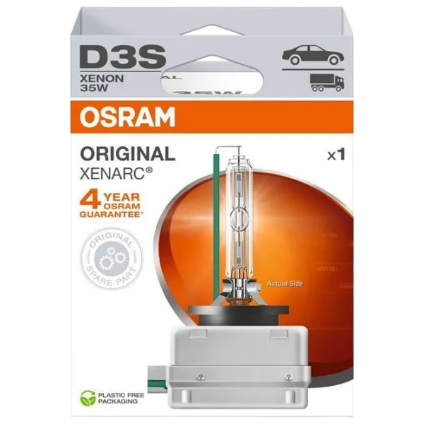 Автомобильная лампа Osram 66340-1HB Ксенон / D3S / PK32d-5 / 35 Вт /  photo 1 Автомобильная лампа Osram 66340-1HB Ксенон / D3S / PK32d-5 / 35 Вт /  photo 1