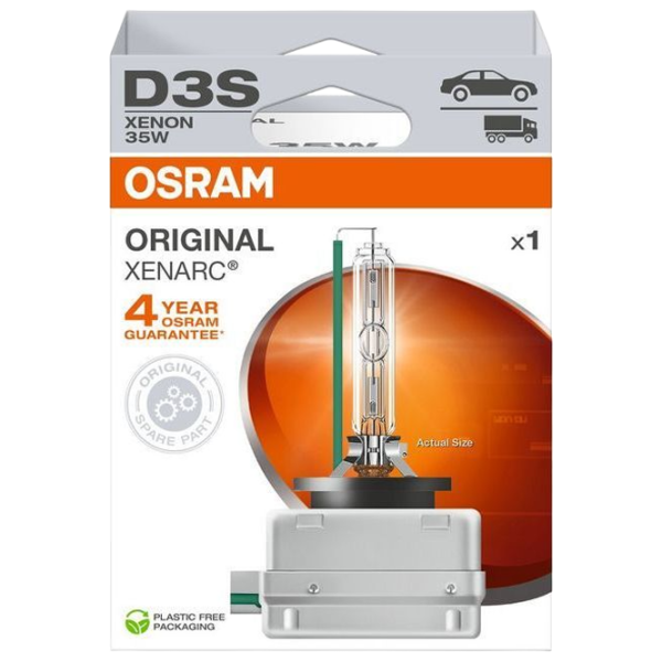 Автомобильная лампа Osram 66340-1HB Ксенон / D3S / PK32d-5 / 35 Вт /  photo 1 Автомобильная лампа Osram 66340-1HB Ксенон / D3S / PK32d-5 / 35 Вт /  photo 1