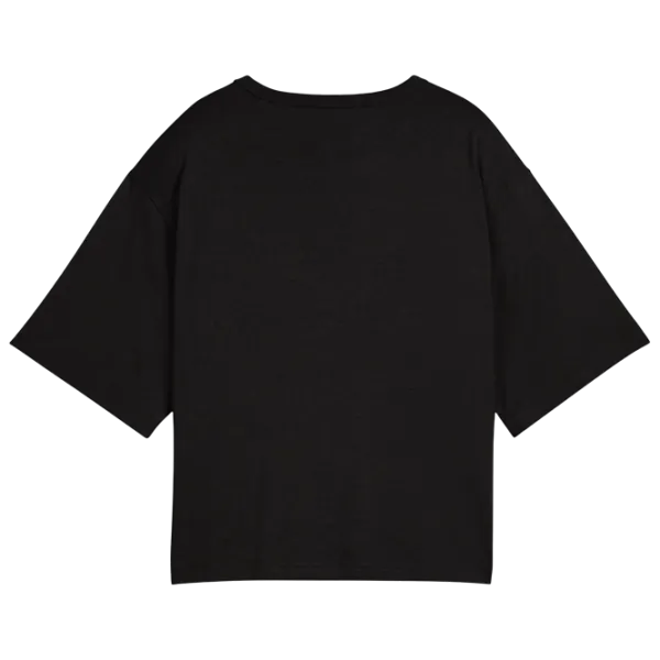 Tricou pentru femei Puma Class Relaxed Crop 25% bumbac reciclat / Black photo 2