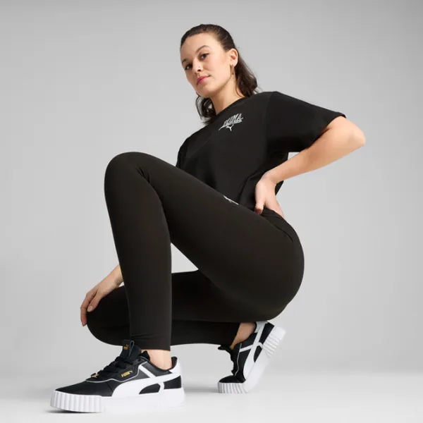 Tricou pentru femei Puma Class Relaxed Crop 25% bumbac reciclat / Black photo 3
