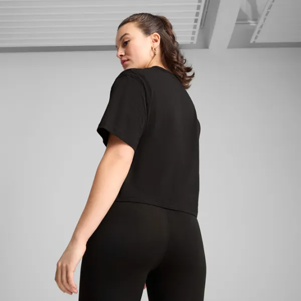 Tricou pentru femei Puma Class Relaxed Crop 25% bumbac reciclat / Black photo 5
