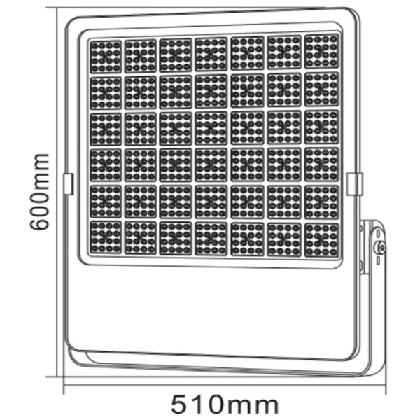 Proiector LED Horoz Borneo-600 White / 72000lm photo 3 Proiector LED Horoz Borneo-600 White / 72000lm photo 3