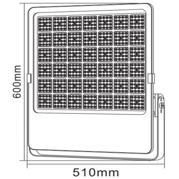 Proiector LED Horoz Borneo-600 White / 72000lm photo 3 Proiector LED Horoz Borneo-600 White / 72000lm photo 3