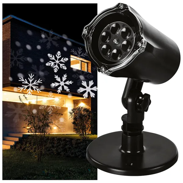 Proiector LED EMOS Fulgi în mișcare White /  photo 6