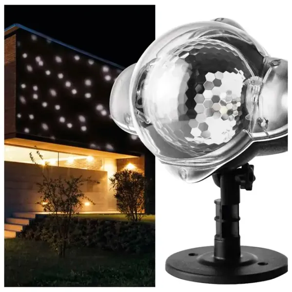Proiector LED EMOS Fulgi în mișcare White /  photo 4