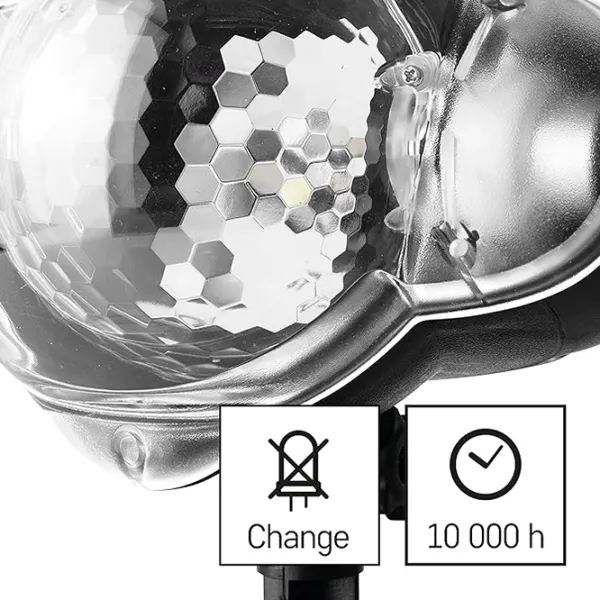 Proiector LED EMOS Fulgi în mișcare White /  photo 7