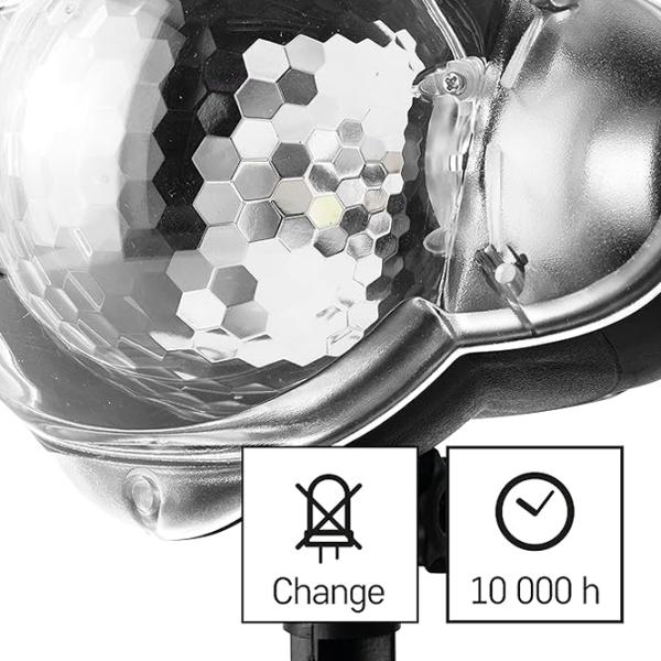 Proiector LED EMOS Fulgi în mișcare White /  photo 7