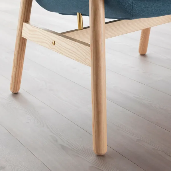 Кресло Ikea Vedbo/Gunnared Beige Синий photo 2