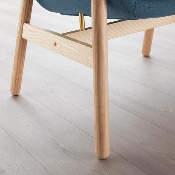 Кресло Ikea Vedbo/Gunnared Beige Синий photo 2