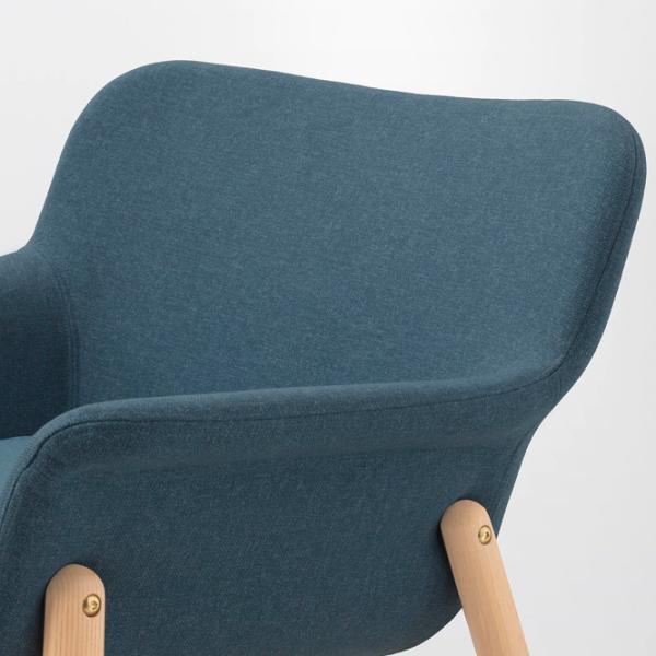 Кресло Ikea Vedbo/Gunnared Beige Синий photo 5