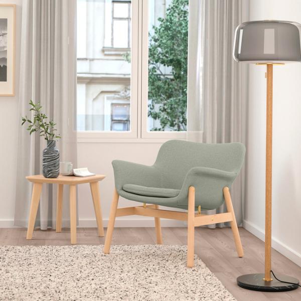 Кресло Ikea Vedbo/Gunnared Beige Light Green photo 2 Кресло Ikea Vedbo/Gunnared Beige Light Green photo 2