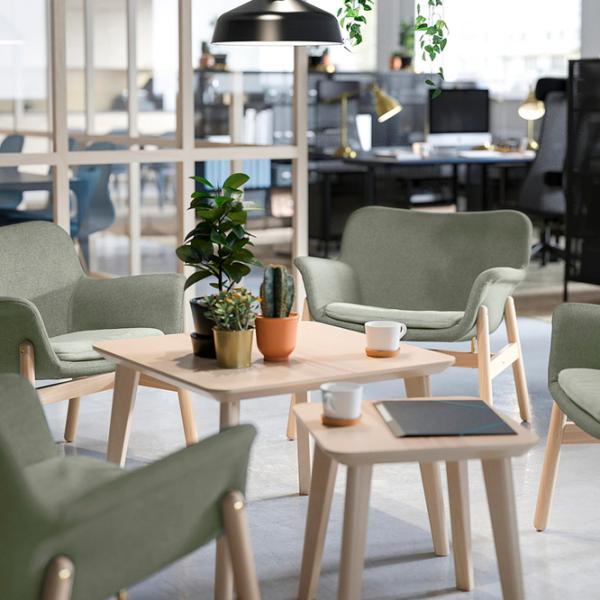 Кресло Ikea Vedbo/Gunnared Beige Light Green photo 3 Кресло Ikea Vedbo/Gunnared Beige Light Green photo 3