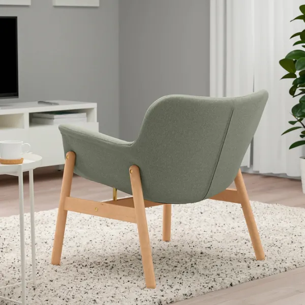 Кресло Ikea Vedbo/Gunnared Beige Light Green photo 5 Кресло Ikea Vedbo/Gunnared Beige Light Green photo 5