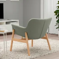 Fotoliu Ikea Vedbo/Gunnared Beige Light Green photo 5