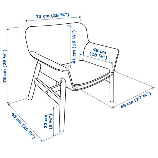 Кресло Ikea Vedbo/Gunnared Beige Light Green photo 6 Кресло Ikea Vedbo/Gunnared Beige Light Green photo 6