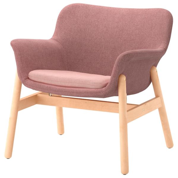 Fotoliu Ikea Vedbo/Gunnared Beige Brown Pink photo 1 Fotoliu Ikea Vedbo/Gunnared Beige Brown Pink photo 1