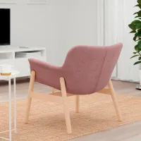 Кресло Ikea Vedbo/Gunnared Beige Brown Pink photo 4
