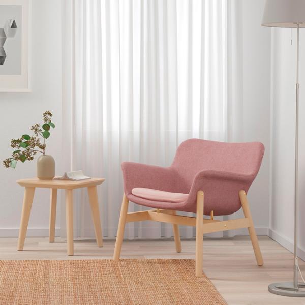 Fotoliu Ikea Vedbo/Gunnared Beige Brown Pink photo 5 Fotoliu Ikea Vedbo/Gunnared Beige Brown Pink photo 5