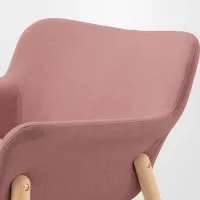 Кресло Ikea Vedbo/Gunnared Beige Brown Pink photo 7