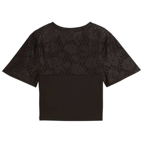 Футболка для женщин Puma Lace Crop Top 85% полиэстер / Черный photo 2